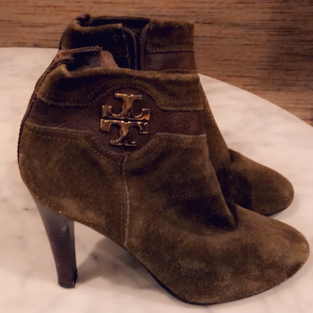 Tori Burch suede booties